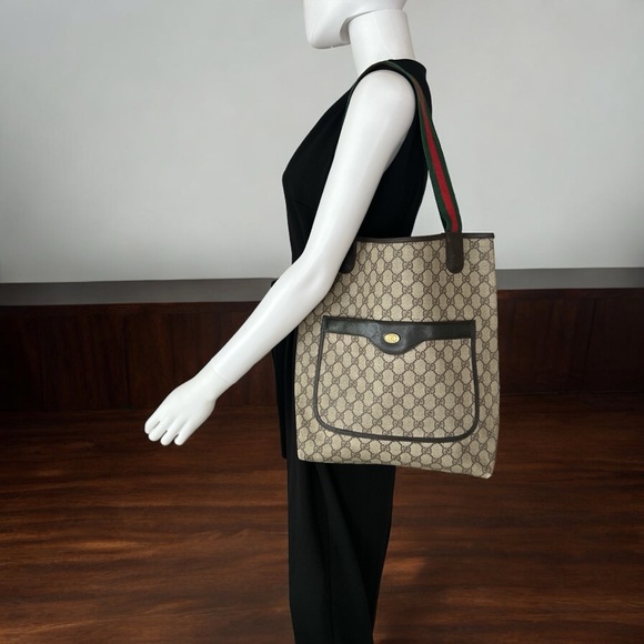 Authentic Gucci Tote Bag with Cherryline - Picture 2 of 16